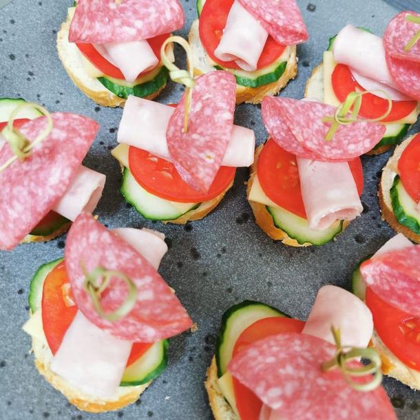 Канапе мясное ассорти